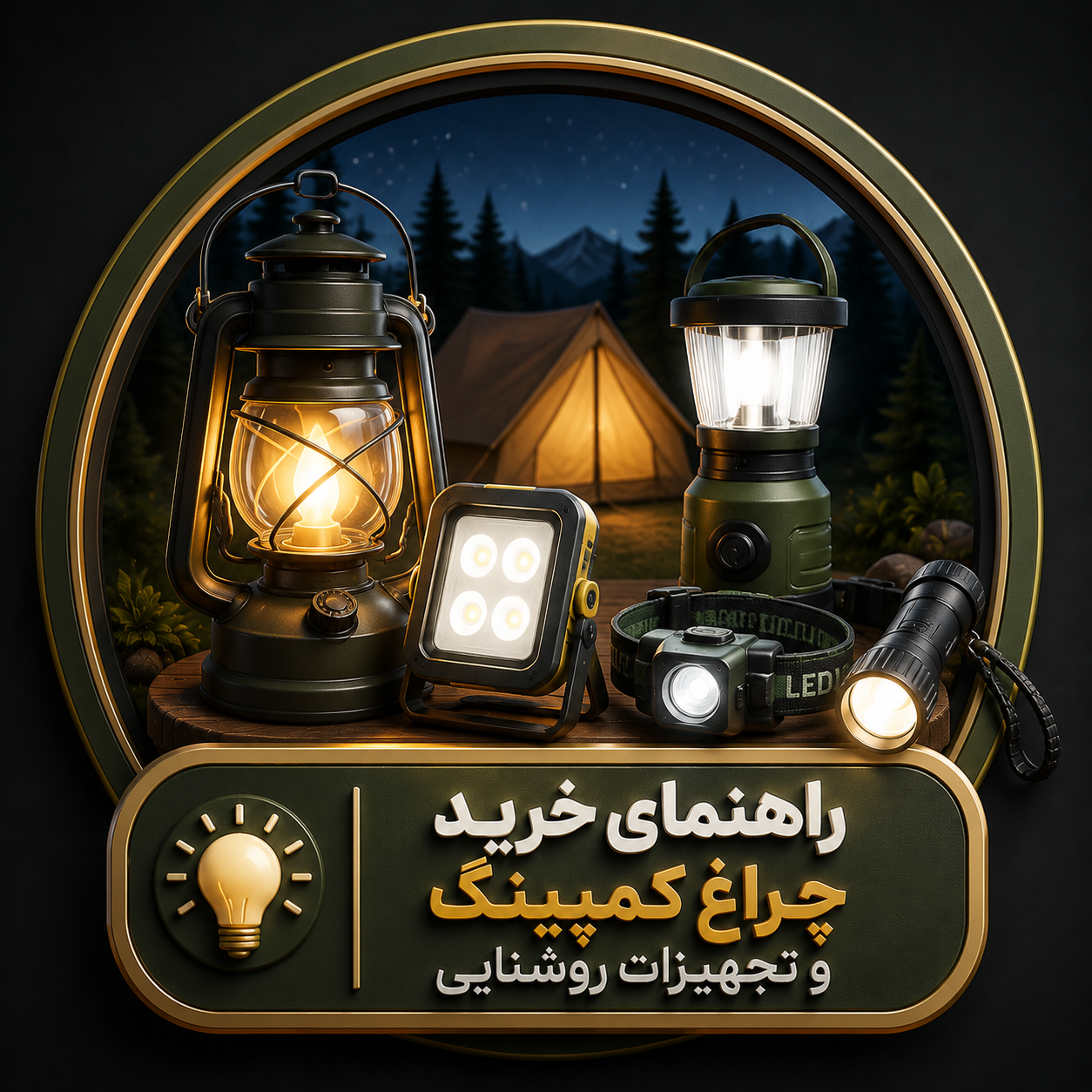 راهنمای خرید چراغ کمپینگ و تجهیزات روشنایی