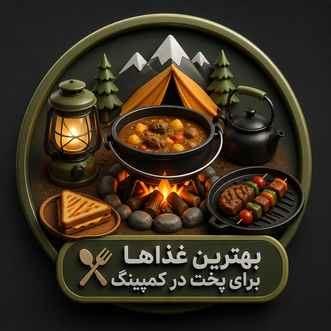 بهترین غذاها برای پخت در کمپینگ