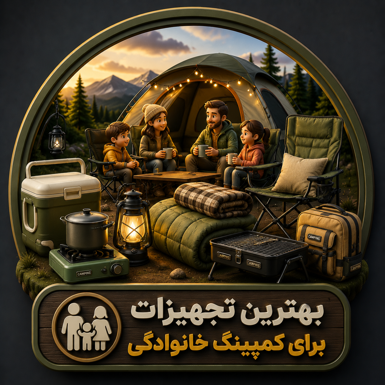 بهترین تجهیزات برای کمپینگ خانوادگی