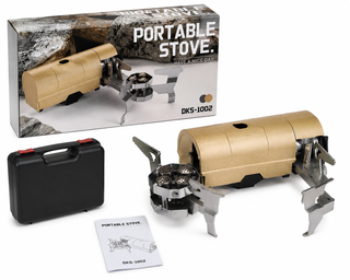 اجاق سفری کوهنوردی DKS-1002 مدل Portable Stove تاشو با کیف حمل مناسب کمپینگ و طبیعتگردی
