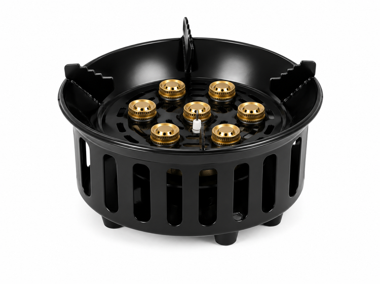 اجاق سفری هفت شعله کمپینگ حرفهای شلنگدار مناسب کوهنوردی و طبیعتگردی