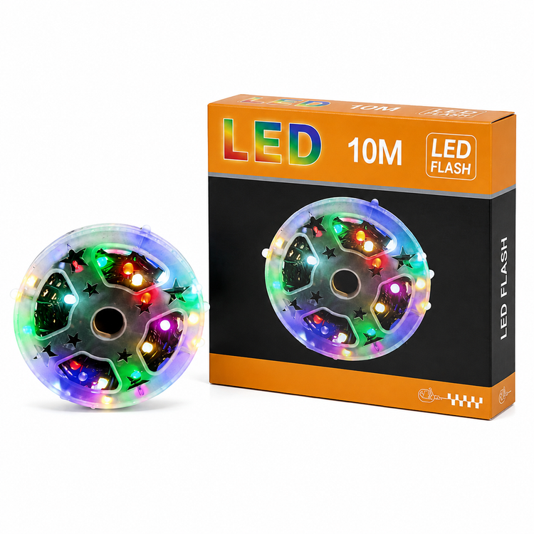 ریسه LED رنگی 10 متری مدل Flash نوار نورپردازی تزئینی RGB